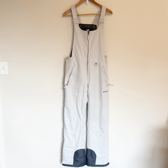 Arctix Women's Overall Style Silver Grey Snowpants size medium - Picture 1 of 9